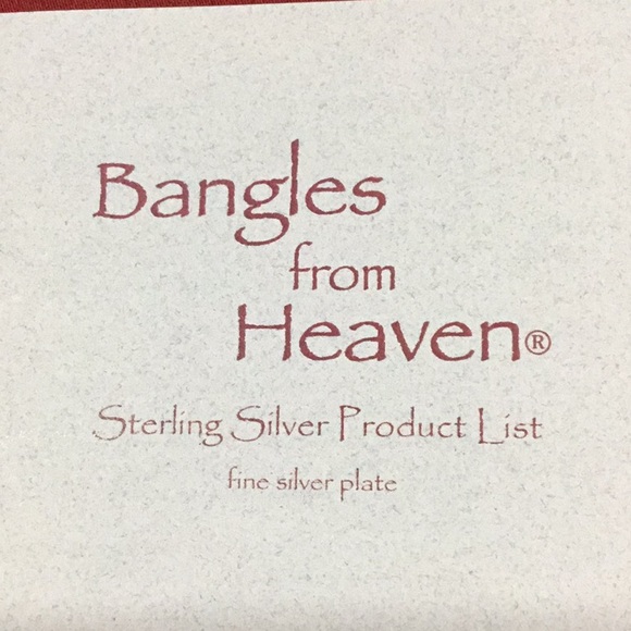 NWT Introducing Bangles from heaven, fine silver plate, bangle, bracelet - Picture 4 of 6